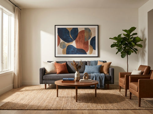 How to Make a New House Feel Like Home: Living room