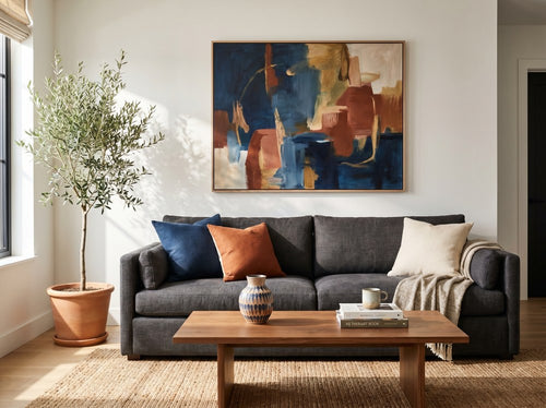 How to Make a Plain Apartment Feel Personal: Living room