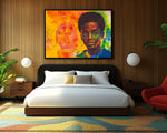 Young Black Boy Abstract African American Art