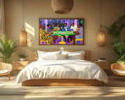 Black Professionals Card Game African American canvas print by MoomZee Artwork