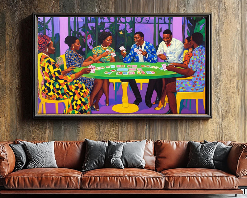 Black Professionals Card Game African American Art
