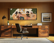 Generational Black Family Black family wall art for home decor