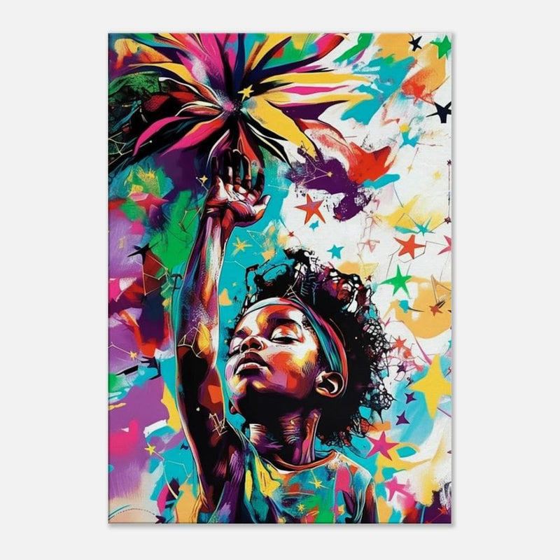 Reach for Stars Black Girl African American Wall Art