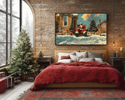 Resting Black Santa Black culture wall art for home decor