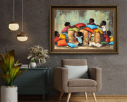 Pillow Fort Black Kids Black children wall art for home decor