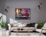 Black Man Artist Studio African American Wall Art
