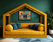 Book Fort Black Children Black children wall art artwork by MoomZee Artwork