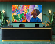 Imaginative Black Boy Black children wall art for home decor