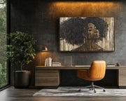 Natural Hair Beauty African American canvas print artwork view