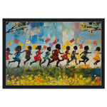 African American Wall Art Joyful Black Children Canvas