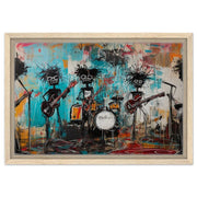 Black Musicians Jam Session Urban Black culture wall art for home decor