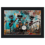 Black Musicians Jam Session African American Urban Wall Art