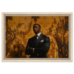 Black Man in Suit African American Royalty Wall Art