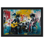 Black Band Jam Session African American Music Wall Art