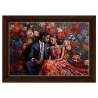 Vibrant abstract canvas art featuring bold colors, perfect as african american wall art for modern decor.