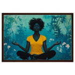 Black Woman Meditation African American Wall Art