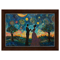 Vibrant canvas art featuring a beautiful African American woman, perfect as African American wall art for any space.