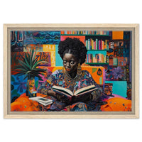 Vibrant abstract canvas art featuring bold colors, perfect as African American wall art to enhance any space.