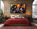 Black Couple Toast African American Wall Art