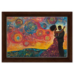 Romantic Black Couple African American Love Wall Art