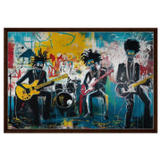 Alternate view of Urban Black Musicians Graffiti Style Black culture wall art canvas print