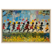 Joyful Black Children Black children wall art artwork by MoomZee Artwork