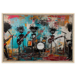 Black Musicians Jam Session African American Urban Wall Art