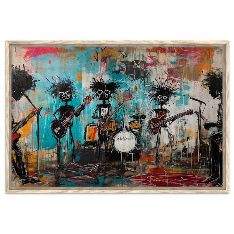 Black Musicians Jam Session African American Urban Wall Art