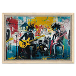 Black Band Jam Session African American Music Wall Art