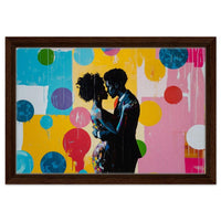 Elegant canvas art featuring a vibrant abstract design, perfect as african american wall art for modern decor.