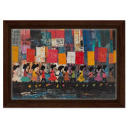 Alternate view of Protest March Black culture wall art canvas print