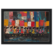 Protest March Black culture wall art artwork by MoomZee Artwork
