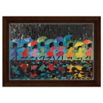 Black Children with Umbrellas African American Wall Art