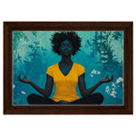Black Woman Meditation African American Wall Art