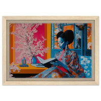 Vibrant abstract canvas art celebrating culture, perfect as African American wall art for modern spaces.