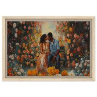 Colorful abstract piece depicting unity and strength, perfect as african american wall art for any modern space.