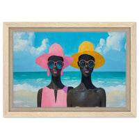 Vibrant canvas art featuring African American cultural elements, perfect for enhancing any space with unique african american wall art.