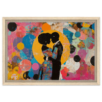 Beautiful canvas art showcasing vibrant colors and cultural elements, perfect as african american wall art for any space.