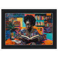 Colorful abstract design showcasing vibrant shapes, perfect for adding a touch of personality to any space, ideal as african american wall art.