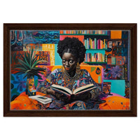 Colorful abstract canvas art showcasing vibrant patterns, perfect for enhancing any space as African American wall art.