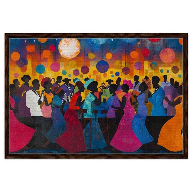 Colorful African Celebration Black Community Wall Art