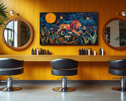 Vibrant canvas art featuring African American culture, perfect as African American wall art for a stylish home decor.