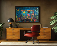 Vibrant canvas art featuring African American culture, perfect for enhancing your space with African American wall art.