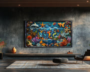 Haitian Mermaid Music Black Caribbean Caribbean wall art for home decor