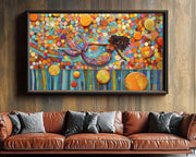 Alternate view of African American Mermaid for Colorful Caribbean wall art canvas print
