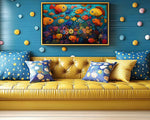 Tropical Fish African American Wall Art Canvas Print