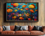 Tropical Fish Caribbean wall art for home decor