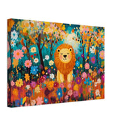 Black Art Lion canvas showcasing powerful imagery, perfect as african american wall art for enhancing home decor.