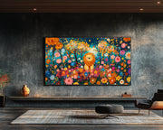Black Lion African American canvas print for home decor