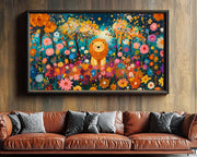 Alternate view of Black Lion African American canvas print